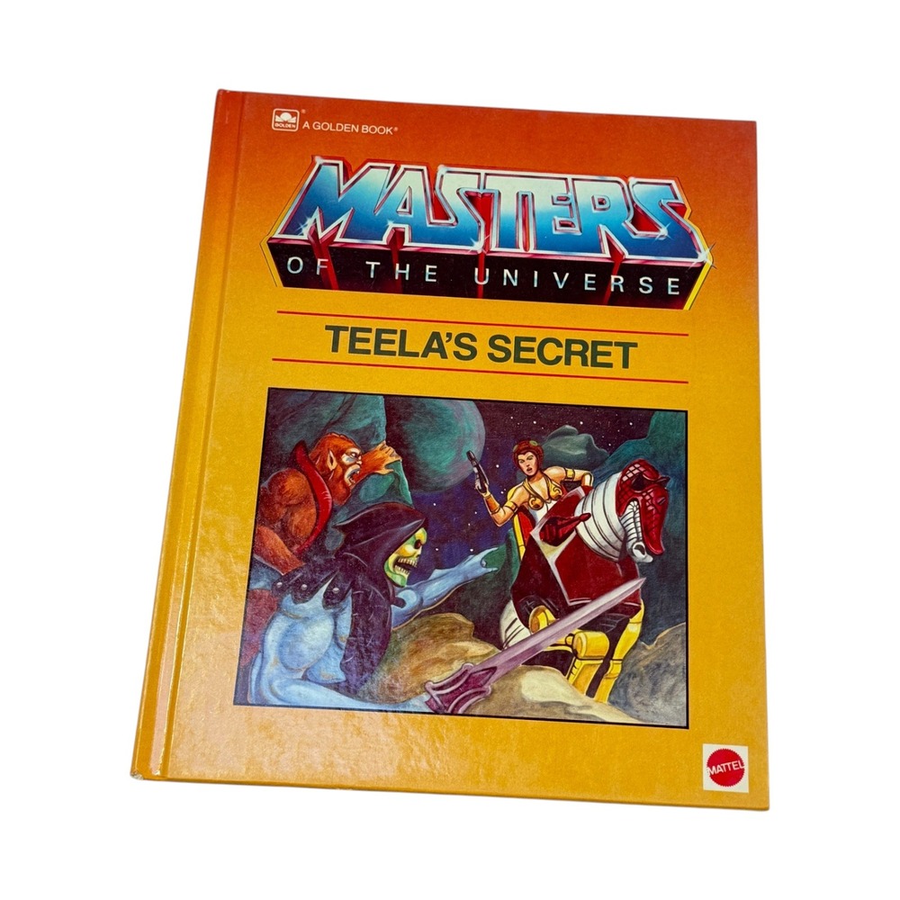 Golden Masters of the Universe Teela's Secret HC Book 1985 He-Man Vintage